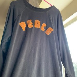 “Peace” sweat shirt